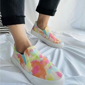 JENN ARDOR Womens Fashion Sneakers tie dye new 7 1/2